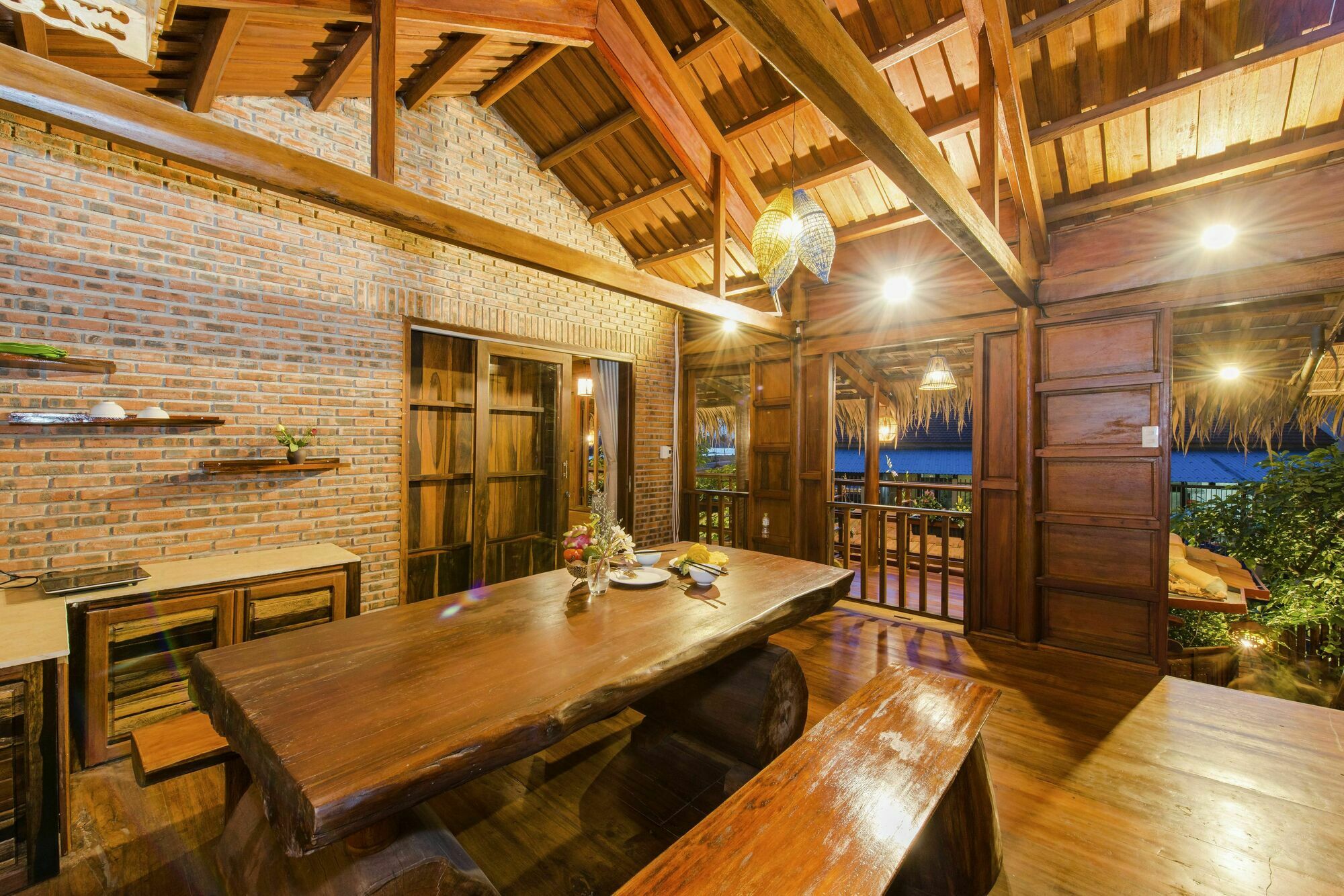 הוי אן Wooden Lodge Homestay Hoian מראה חיצוני תמונה
